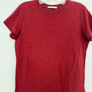 BLDWN Red Cotton T-shirt - Size Small